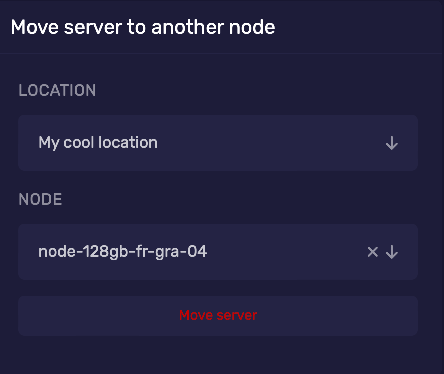 Server Move Tools