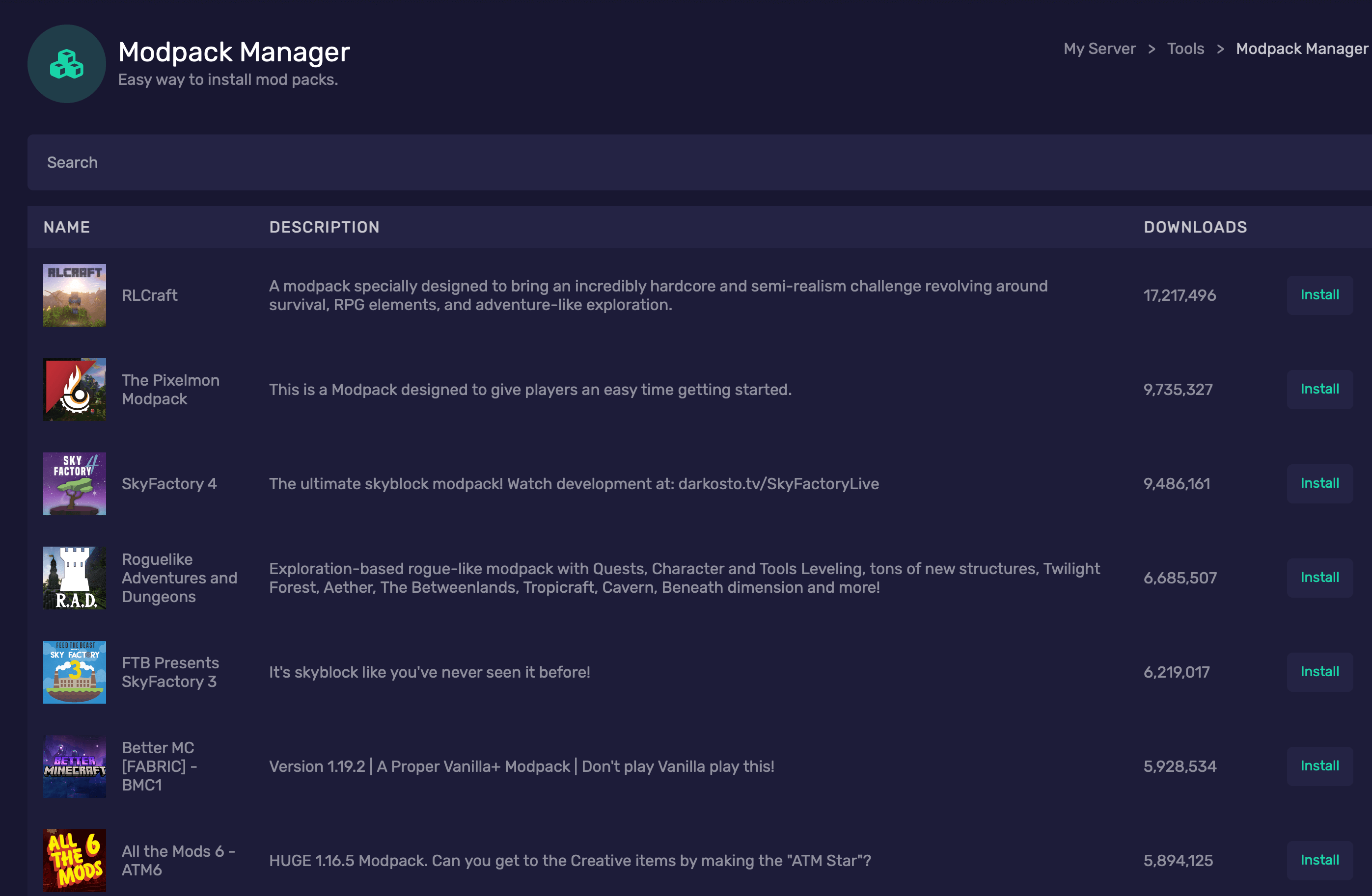 Modpack Manager