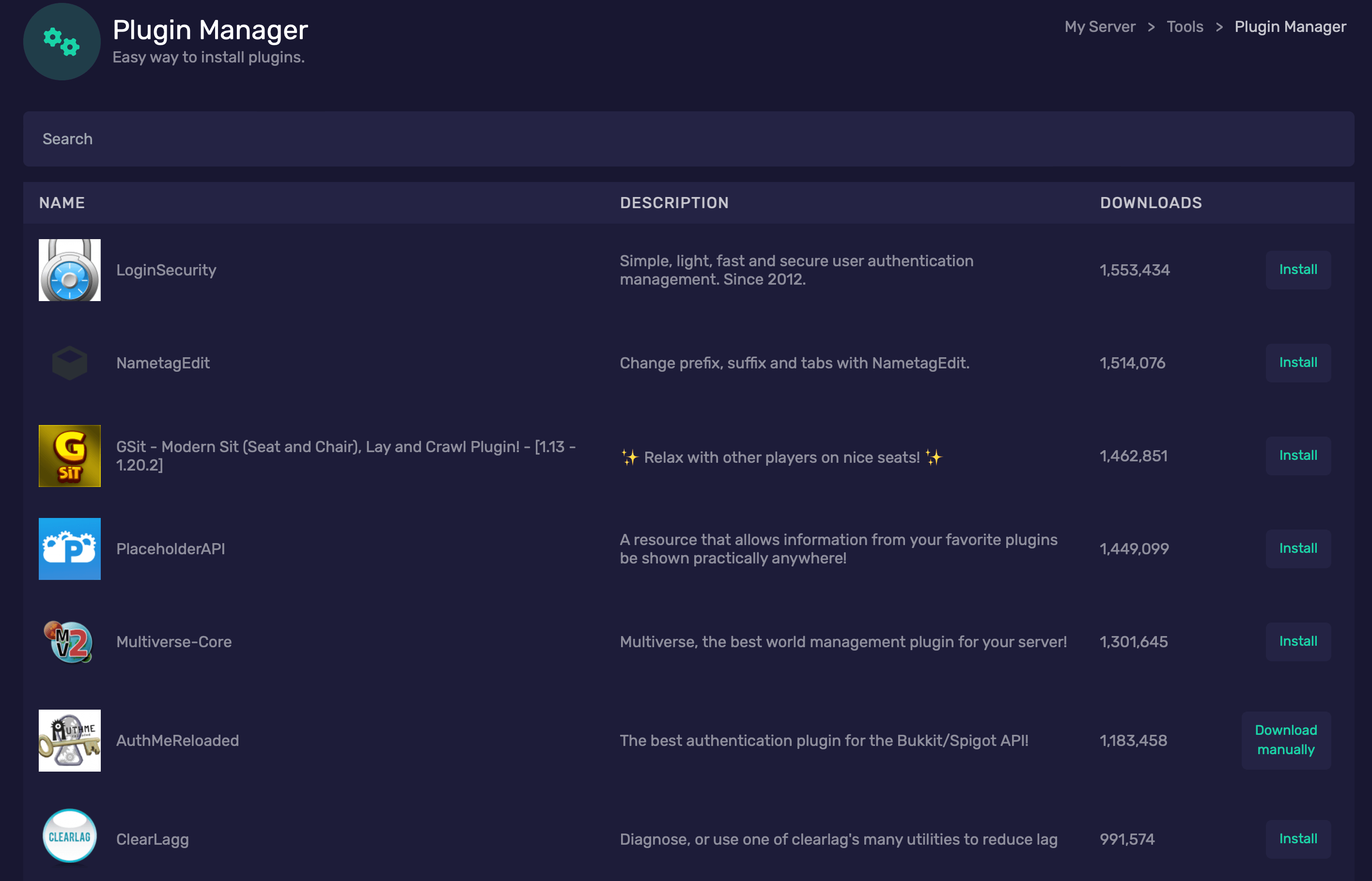 Plugin Manager